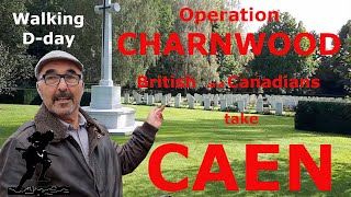Operation Charnwood; taking of Caen 6 weeks after D-day by the British and Canadian troops.