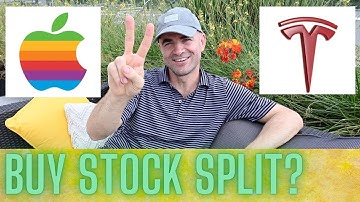 MAKE MONEY on Apple and Tesla STOCK SPLIT?