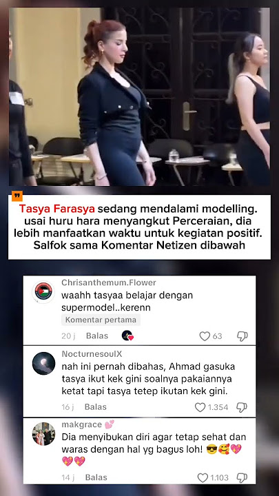 Tasya Farasya enters the world of modeling #tasyafarasya