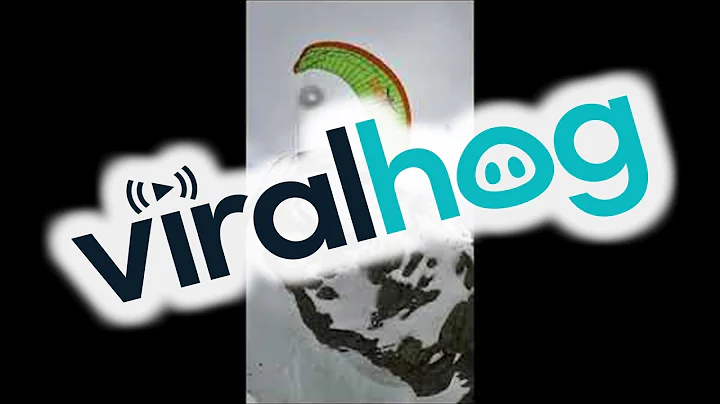 Paraglider Catches On Rock || ViralHog