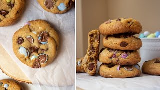 30 minute Easter Cookies! Brown Butter Cadbury Mini Egg Cookies Recipe Tutorial