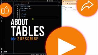 HTML & CSS : About Tables (Tagalog) #12