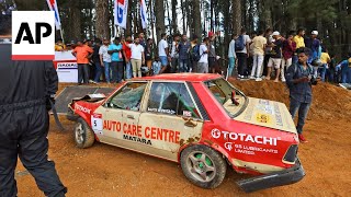 Race car in Sri Lanka veers off track and rams into crowd, killing at least 7