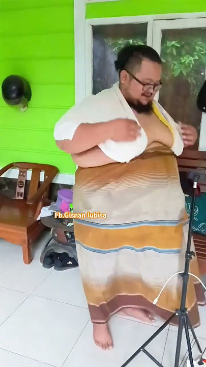 harus beli handuk sarung yang gede udah kecil inih 😁 #lucu #fyp #viralvideo #gemoy