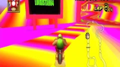 [MKWII] Texture hack: Rainbow Volcano by U§R★Bolt (Luigistar64)