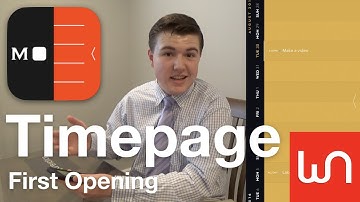 Timepage | First Opening