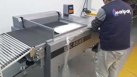 Maripak LMC Series  SemiAutomatic  LSealer  Model 8065M  Laundry Packaging and Wrapping