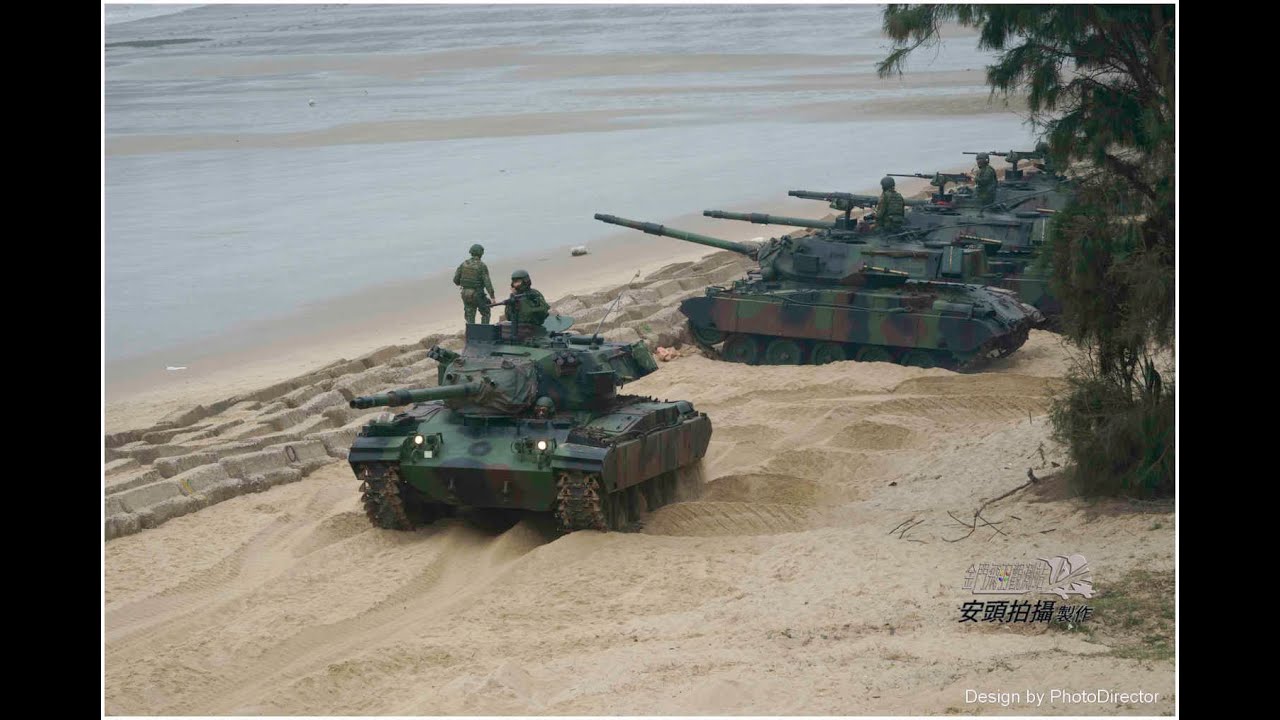 全國僅有的M41D戰車 | 金門國軍M41D戰車沙灘機動 | 金防部烈嶼守備大隊戰車連 - YouTube