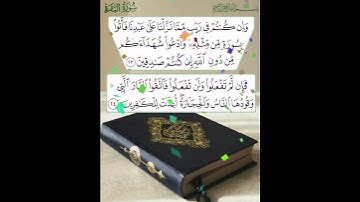 سورة البقرة الآية ( 24 )
