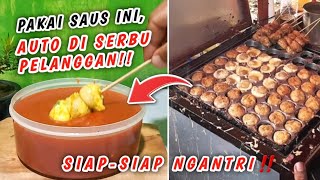 RESEP SAOS RACIKAN PENTOL GORENG TELUR || PAKAI SAUS INI || AUTO DI SERBU PELANGGAN ‼️