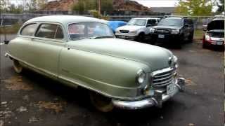 1949 Nash Ambassador Airflyte barnfind 1st time driven in over 44 years