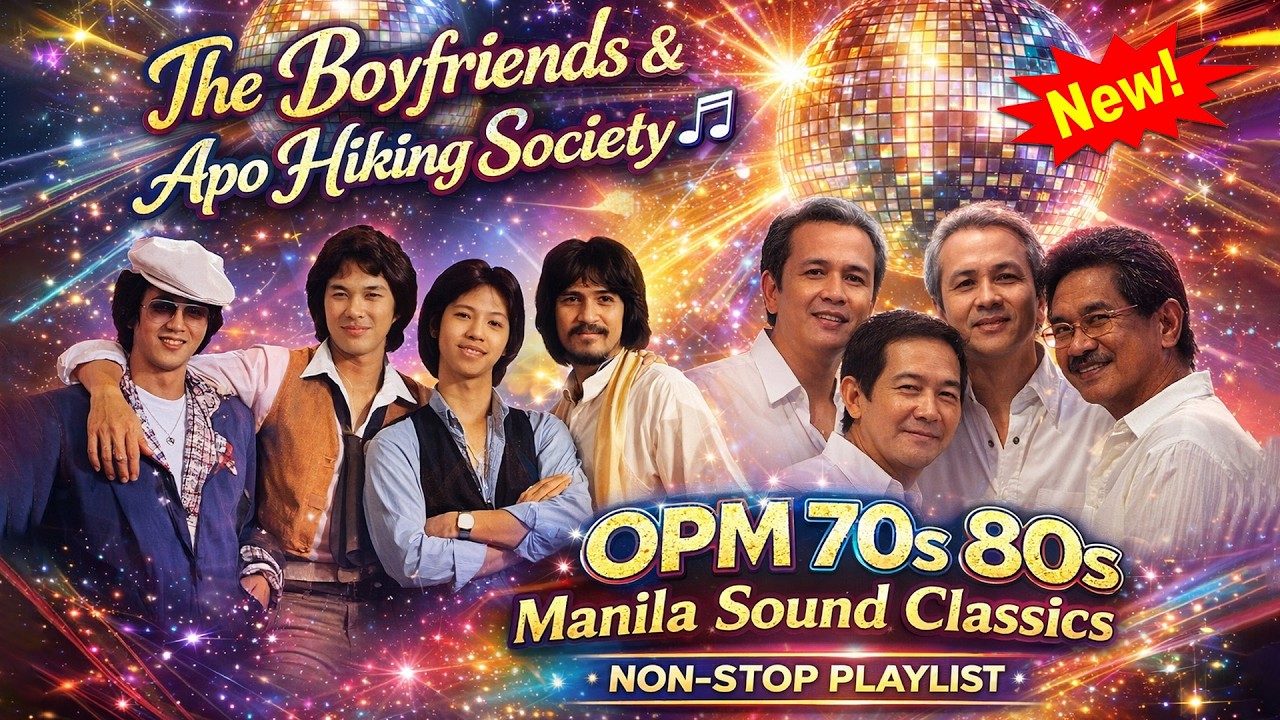 The Boyfriends & Apo Hiking Society 🎶 OPM 70s 80s Manila Sound Classics | Non-Stop Playlist