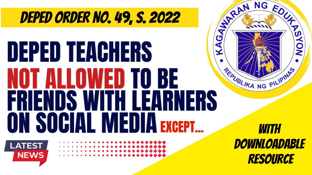 essay about deped order no 49