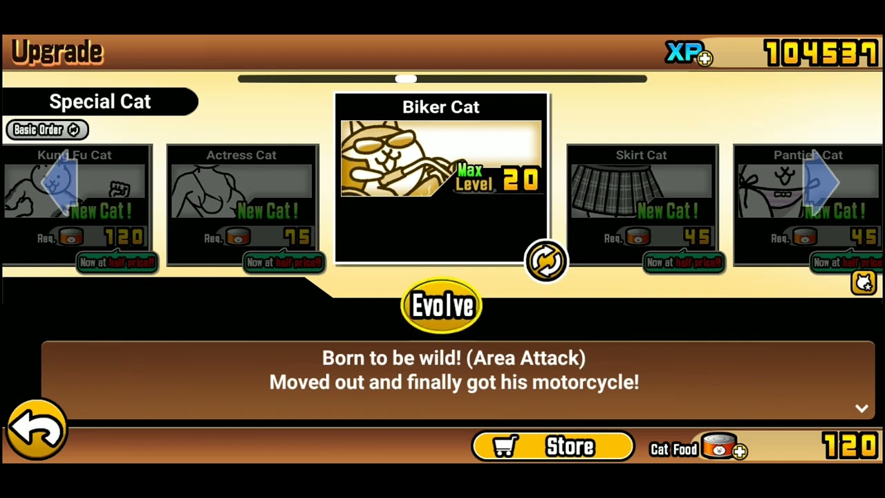 EVOLVE UNICYCLE CATBATTLE CATS YouTube