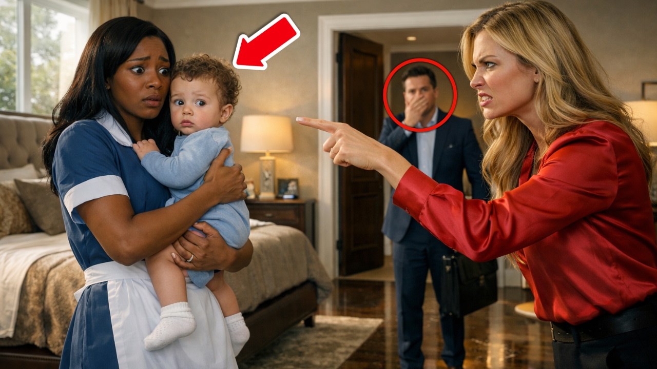 The Billionaire Pretended He Wasn't Home... And Saw What The Maid Did To Protect His Wife's Baby