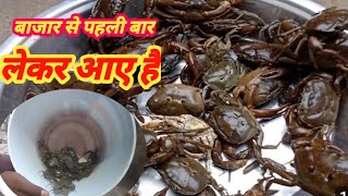 Kekhda Village Food Yamuna River Kingcrab Cooking And Eating By Prishadeepuvlog Crab Recipe