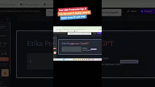 Buat Slide Powerpoint Dengan AI, siap dengan gambar & display menarik.