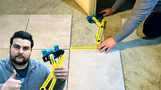 How to easily trace and cut a tile