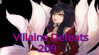 Villains Defeats 209