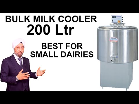Bulk Milk Cooler 200 Ltr Series-4 | Best Bulk Milk Cooler | Solid Features | More Cooling-LESS
