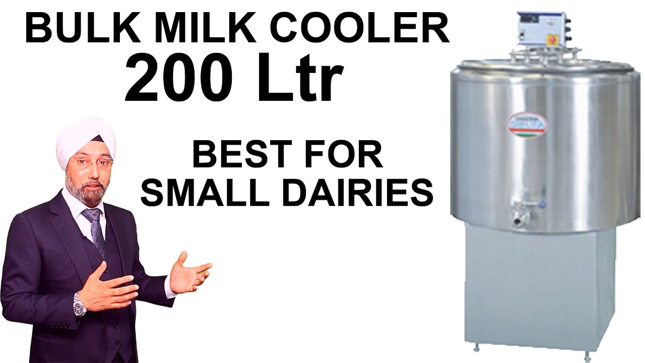 Bulk Milk Cooler 200 Ltr Series-4 | Best Bulk Milk Cooler | Solid ...