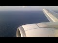 Surinam Airways Boeing 737-300 lands into Aruba