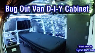 Van Build: Custom Cabinet Build - Bug Out Campervan