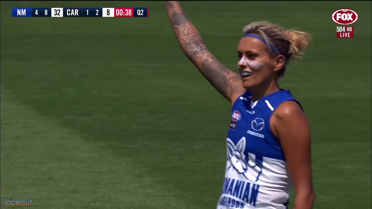 AFLW North Melbourne vs Carlton 2019 rnd 1 | All ...