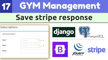 Save stripe checkout response | Django Full Course: Gym Management System | Django Tutorial #17