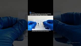 Draw Electronic Circuits with a Pencil? Scientists Turn Liquid Metal into Smart Ink #electronic
