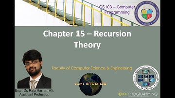 CS103 2020 Computer Programming - Chapter 15 - Recursion I - Lecture