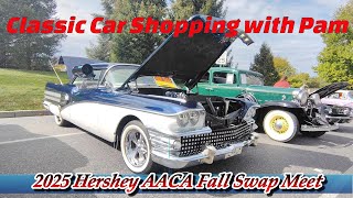 Classic Car Shopping 2025 Hershey AACA Fall Swap Meet 1958 Buick 1973 Olds 98 1964 Dodge Dart GT