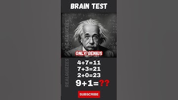 Brain Test and IQ | Can you solve this math puzzle😎 #viral #math #iq #mathgames #realquizzes