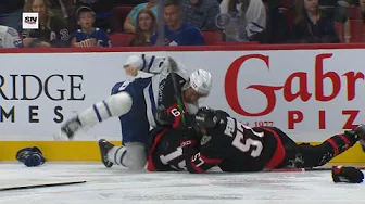 Tyler Kleven Hit Against Michael Pezzetta Sparks Scrum