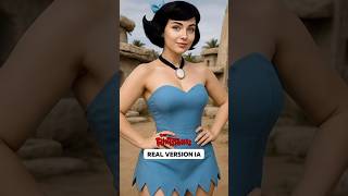 THE FLINSTONES  IN REAL VERSION IA - PART 1 😱 #livingcartoon #reallife #theflintstones
