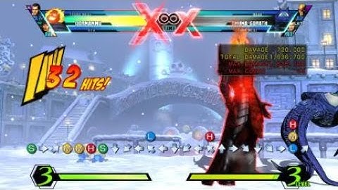 ULTIMATE MARVEL VS. CAPCOM 3 Dormammu combos