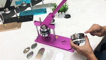 ChiButtons How to make a 45*65mm oval Pin Badge, Magnet Bottle Opener, and Rubber Magnet Button