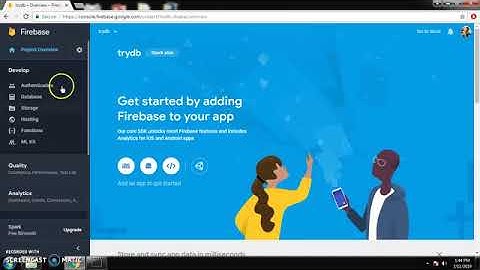 part 1   creating realtime db firebase
