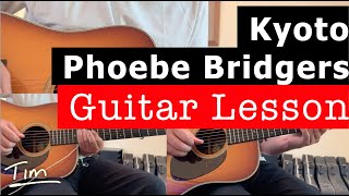 Vignette de la vidéo "Phoebe Bridgers Kyoto Guitar Lesson, Chords, and Tutorial"