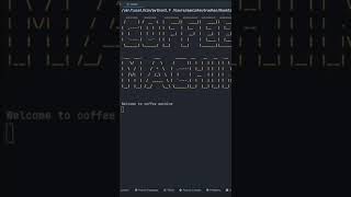 Coffee Machine code using python #python #shorts