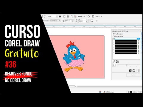 Curso de Corel Draw para Iniciantes Aula 36 Como Remover Fundo no Corel Draw com Máscara de Bitmap