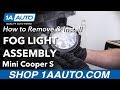 How to Remove Fog Light Assembly 2007-16 Mini Cooper S