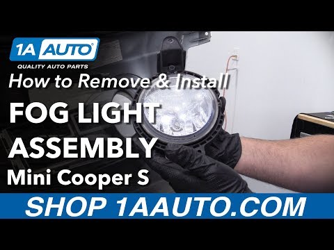 How to Remove Fog Light Assembly 07-16 Mini Cooper S