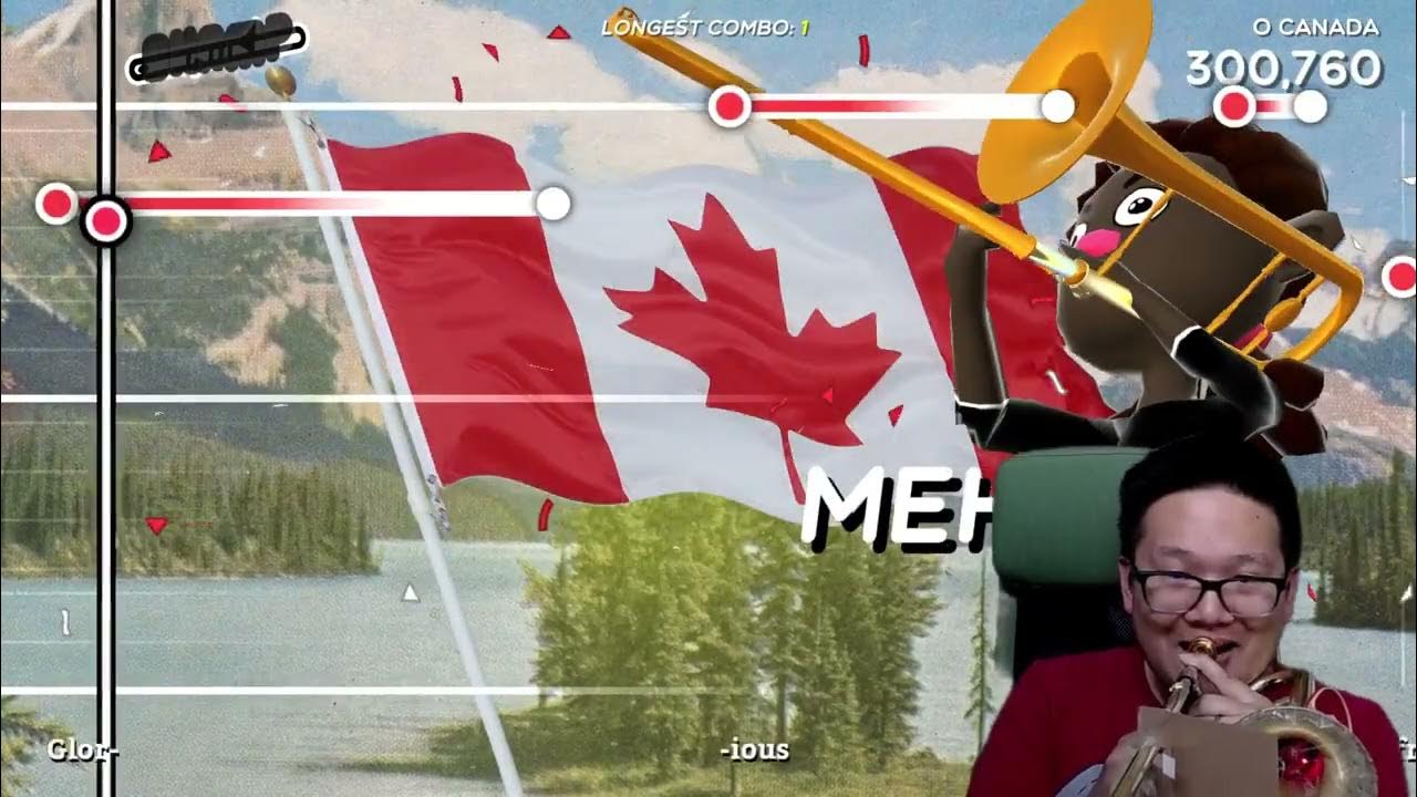 Trombone Champ Oh Canada on a Funny Custom Trombone Controller C Rank
