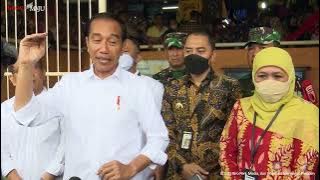 Keterangan Pers Presiden Jokowi Saat Kunjungi Pasar Wonokromo, Surabaya, Sabtu (18/2)