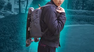 Skateboard Backpack Easy DIY with Lanyards