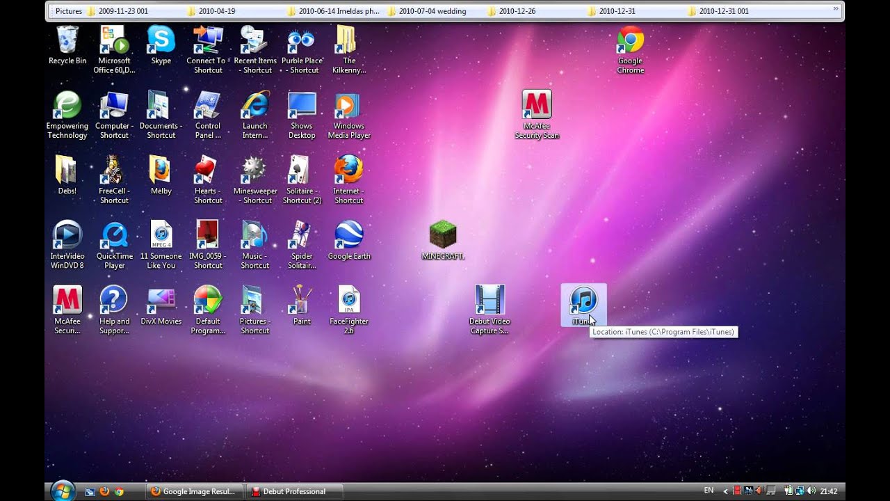 how to make your desktop look like a mac YouTube