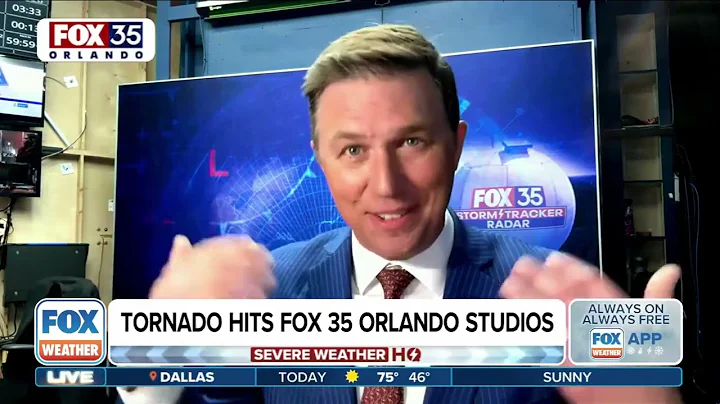 LIVE  Behind the Scenes – My Tornado Experience, on FOX Weather with Bobby Van Dillon!