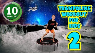 Trampoline Workout Part 2 - Beginner Trampoline Workout For Kids and Families - Exercises For Kids screenshot 2