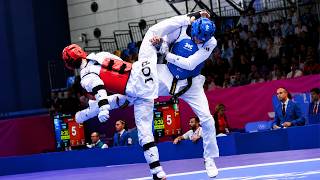 Tendangan Kepala Melayang yang GILA di OLIMPIADE PARIS 2024! 🥋🏅 Taekwondo dalam Performa TERBAIKNYA!